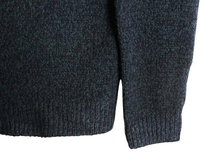 エルエルビーン ヘンリーネック ラム ウール ニット セーター メンズ M 古着 LLBEAN 無地 LLビーン モックネック プルオーバー アウトドア
