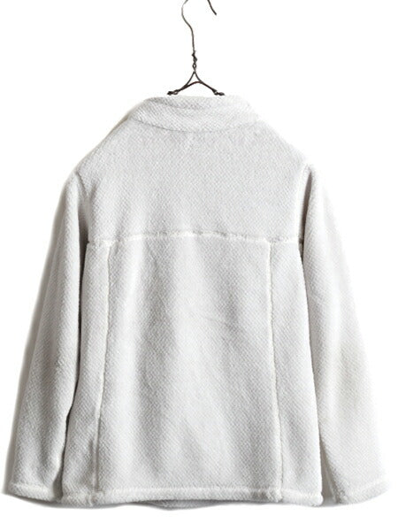 ガールズ L 150cm 程■ 17年製 パタゴニア リツール スナップT プルオーバー ジャケット 古着 Patagonia フリース ブルゾン ジャンパー 白