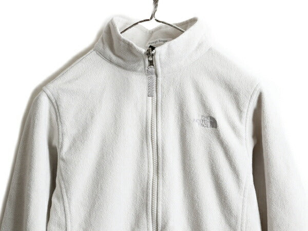 ガールズ M 140cm 程■ ノースフェイス フルジップ フリース ジャケット 古着 The North Face アウトドア ジャンパー ブルゾン ハイネック
