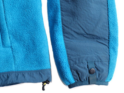 希少サイズ S ■ ノースフェイス フード付き デナリ ジャケット レディース / 古着 The North Face フリース ブルゾン ジャンパー 2トーン