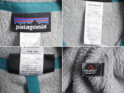 希少サイズ XS ■ 14年製 パタゴニア リツール スナップT プルオーバー ジャケット ( レディース ) 古着 Patagonia フリース ブルゾン 灰
