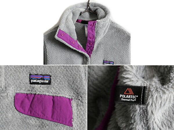 希少サイズ XS ■ 13年製 パタゴニア リツール スナップT プルオーバー ジャケット ( レディース ) 古着 Patagonia フリース ブルゾン ボア