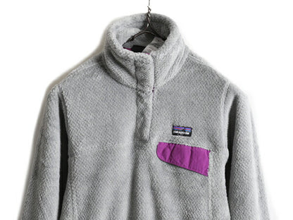 希少サイズ XS ■ 13年製 パタゴニア リツール スナップT プルオーバー ジャケット ( レディース ) 古着 Patagonia フリース ブルゾン ボア