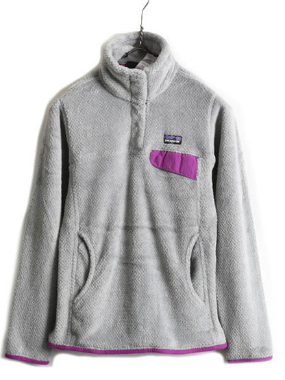 希少サイズ XS ■ 13年製 パタゴニア リツール スナップT プルオーバー ジャケット ( レディース ) 古着 Patagonia フリース ブルゾン ボア