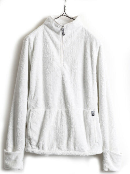 US企画 ■ ノースフェイス 毛長 フリース ジャケット ( レディース L ) 古着 The North Face ジャンパー ブルゾン アウトドア プルオーバー