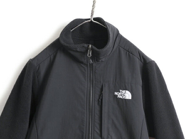 人気 黒 ■ ノースフェイス デナリ ジャケット ( レディース M ) 古着 The North Face DENALI フルジップ ジャンパー フリース アウトドア
