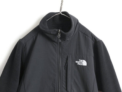 人気 黒 ■ ノースフェイス デナリ ジャケット ( レディース M ) 古着 The North Face DENALI フルジップ ジャンパー フリース アウトドア