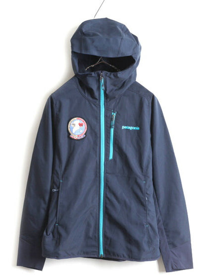 希少サイズ XS ■ 16年製 パタゴニア ソフトシェル パーカー ジャケット ( レディース ) 古着 Patagonia ブルゾン ストレッチ アウトドア