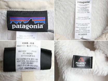14年製 ■ パタゴニア リツール スナップT プルオーバー ジャケット ( レディース M ) 古着 Patagonia フリース ブルゾン ジャンパー ボア
