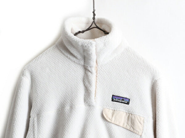 14年製 ■ パタゴニア リツール スナップT プルオーバー ジャケット ( レディース M ) 古着 Patagonia フリース ブルゾン ジャンパー ボア