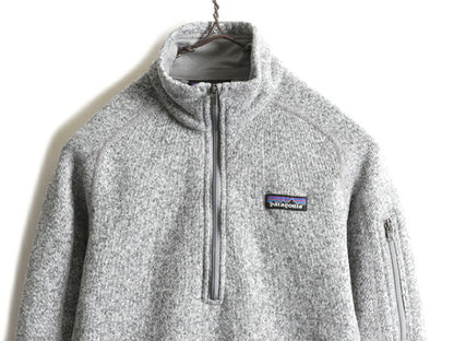希少サイズ XS ■ 18年製 パタゴニア ベターセーター 1/4 ジップネック ( レディース ) フリース ジャケット Patagonia プルオーバー 杢灰