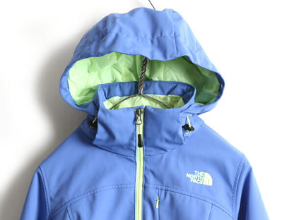 US企画 ■ ノースフェイス プリマロフト 中綿 ソフトシェル パーカー ジャケット レディース S / The North Face アウトドア マンパ ブルー