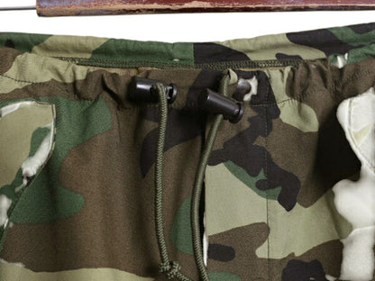 米軍実物 US ARMY ウッドランド カモ オーバー パンツ LARGE REGULAR 程 古着 ECWCS ゴアテックス ナイロン ミリタリー 軍物 アーミー 迷彩