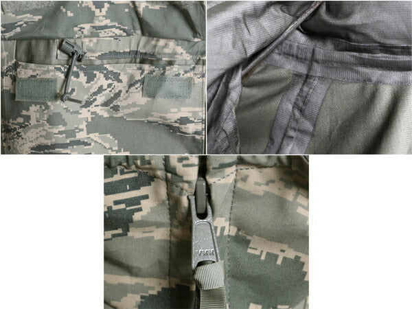 デッドストック 米軍実物 APECS デジタル タイガーカモ 迷彩 ゴアテックス ジャケット MEDIUM REGULAR / 14年製 ミリタリー 軍物 USAF ABU