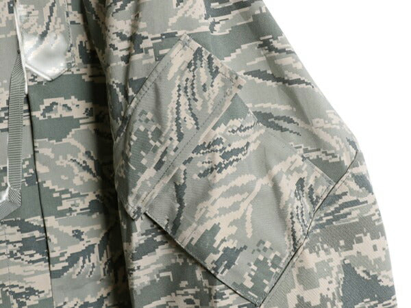 デッドストック 米軍実物 APECS デジタル タイガーカモ 迷彩 ゴアテックス ジャケット MEDIUM REGULAR / 14年製 ミリタリー 軍物 USAF ABU