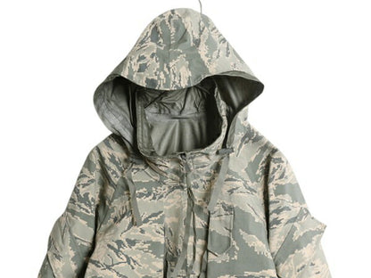 米軍実物 APECS デジタル タイガーカモ 迷彩 ゴアテックス ジャケット MEDIUM REGULAR 古着 16年製 ミリタリー 軍物 エアフォース USAF ABU