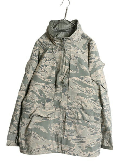 米軍実物 APECS デジタル タイガーカモ 迷彩 ゴアテックス ジャケット MEDIUM REGULAR 古着 16年製 ミリタリー 軍物 エアフォース USAF ABU