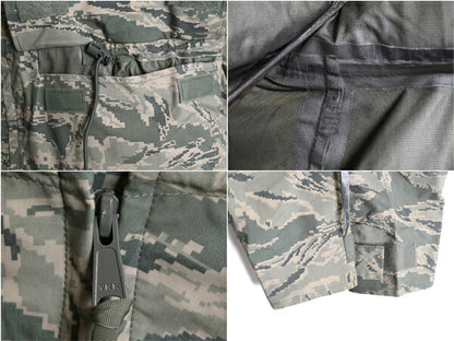 米軍実物 APECS デジタル タイガーカモ 迷彩 ゴアテックス ジャケット MEDIUM REGULAR 古着 16年製 ミリタリー 軍物 エアフォース USAF ABU