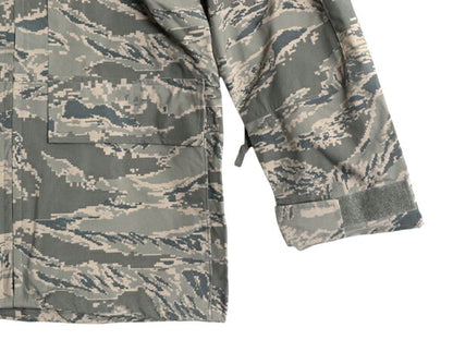 デッドストック 米軍実物 APECS デジタル タイガーカモ 迷彩 ゴアテックス ジャケット SMALL REGULAR / 09年製 ミリタリー 軍物 USAF ABU