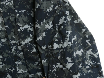 米軍実物 USN ネイビー デジタルカモ TYPE1 迷彩 ゴアテックス ジャケット SMALL LONG / 08年製 NAVY NWU ミリタリー マウンテンパーカー