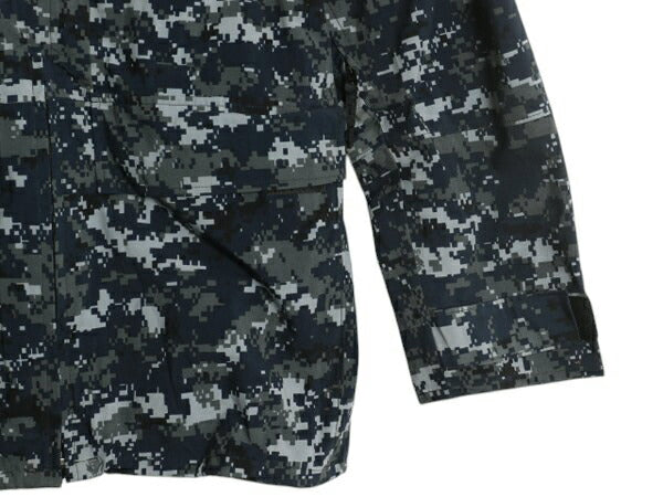 米軍実物 USN ネイビー デジタルカモ TYPE1 迷彩 ゴアテックス ジャケット SMALL LONG / 08年製 NAVY NWU ミリタリー マウンテンパーカー
