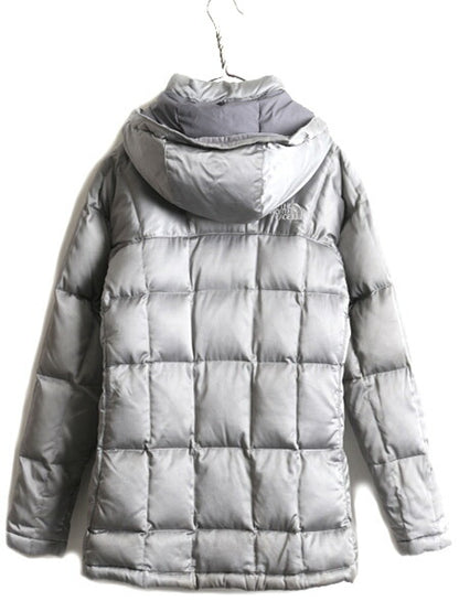 希少サイズ S ■ ノースフェイス ロング ダウン コート レディース / The North Face パーカー ジャケット 600フィル アウトドア フード 灰