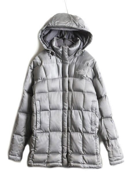 希少サイズ S ■ ノースフェイス ロング ダウン コート レディース / The North Face パーカー ジャケット 600フィル アウトドア フード 灰