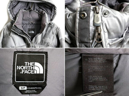 希少サイズ S ■ ノースフェイス ロング ダウン コート レディース / The North Face パーカー ジャケット 600フィル アウトドア フード 灰