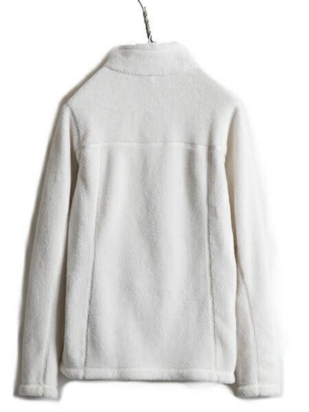 希少サイズ S ■ 19年製 パタゴニア リツール スナップT プルオーバー ジャケット ( レディース ) Patagonia フリース ブルゾン ボア 白