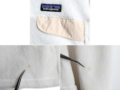 希少サイズ S ■ 19年製 パタゴニア リツール スナップT プルオーバー ジャケット ( レディース ) Patagonia フリース ブルゾン ボア 白