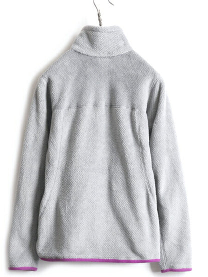 希少サイズ S ■ 13年製 パタゴニア リツール スナップT プルオーバー ジャケット レディース / Patagonia フリース ボア ブルゾン グレー