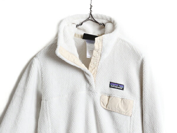 希少サイズ S ■ 15年製 パタゴニア リツール スナップT プルオーバー ジャケット ( レディース ) 古着 Patagonia フリース ボア ブルゾン