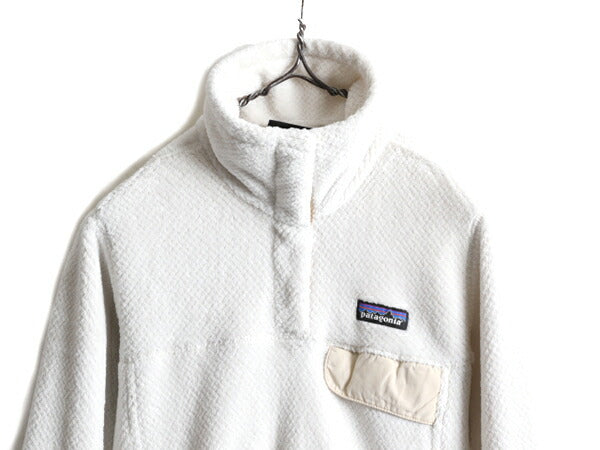 希少サイズ S ■ 15年製 パタゴニア リツール スナップT プルオーバー ジャケット ( レディース ) 古着 Patagonia フリース ボア ブルゾン