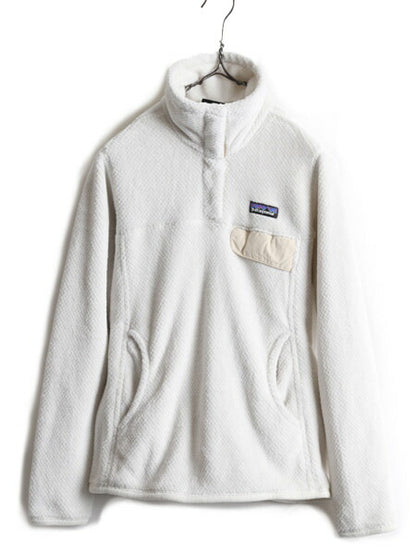 希少サイズ S ■ 15年製 パタゴニア リツール スナップT プルオーバー ジャケット ( レディース ) 古着 Patagonia フリース ボア ブルゾン