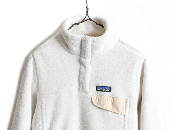 希少サイズ S ■ 18年製 パタゴニア リツール スナップT プルオーバー ジャケット ( レディース ) 古着 Patagonia フリース ブルゾン ボア