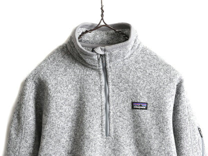 14年製 ■ パタゴニア ベターセーター 1/4 ジップネック ( レディース M ) 古着 Patagonia フリース ジャケット ブルゾン プルオーバー 灰