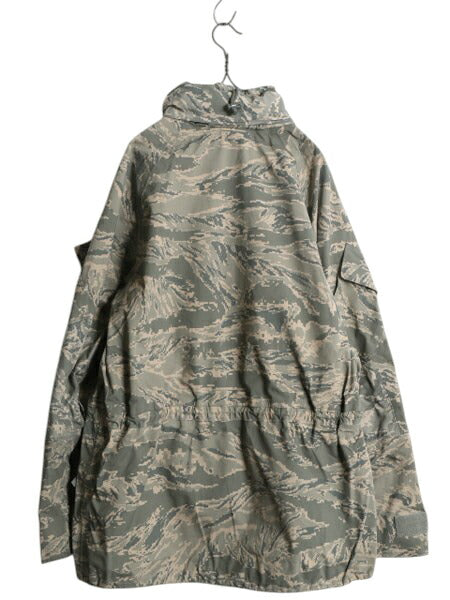 米軍実物 APECS デジタル タイガーカモ 迷彩 ゴアテックス ジャケット MEDIUM REGULAR 古着 08年製 ミリタリー 軍物 エアフォース USAF ABU