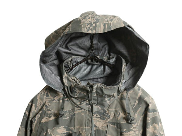 米軍実物 APECS デジタル タイガーカモ 迷彩 ゴアテックス ジャケット MEDIUM REGULAR 古着 08年製 ミリタリー 軍物 エアフォース USAF ABU