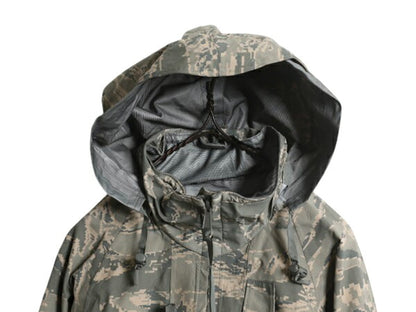 米軍実物 APECS デジタル タイガーカモ 迷彩 ゴアテックス ジャケット MEDIUM REGULAR 古着 08年製 ミリタリー 軍物 エアフォース USAF ABU