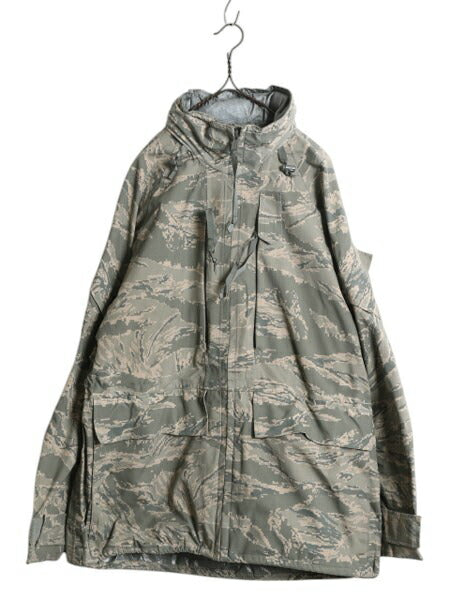 米軍実物 APECS デジタル タイガーカモ 迷彩 ゴアテックス ジャケット MEDIUM REGULAR 古着 08年製 ミリタリー 軍物 エアフォース USAF ABU