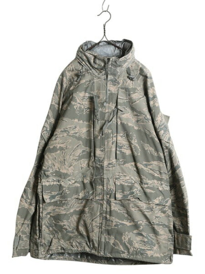 米軍実物 APECS デジタル タイガーカモ 迷彩 ゴアテックス ジャケット MEDIUM REGULAR 古着 08年製 ミリタリー 軍物 エアフォース USAF ABU