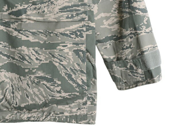 デッドストック 米軍実物 APECS デジタル タイガーカモ 迷彩 ゴアテックス ジャケット SMALL LONG / 新品 17年製 ミリタリー 軍物 USAF ABU