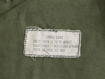 60s 米軍実物 US ARMY M-65 フィールド ジャケット SMALL LONG ヴィンテージ ミリタリー ジャンパー ブルゾン 軍物 2nd アルミ M65 カーキ