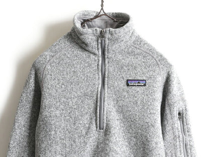 希少サイズ S ■ 16年製 パタゴニア ベターセーター 1/4 ジップネック ( レディース ) フリース ジャケット Patagonia プルオーバー 杢灰