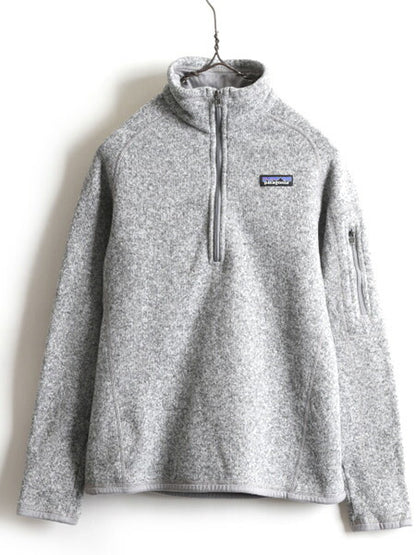希少サイズ S ■ 16年製 パタゴニア ベターセーター 1/4 ジップネック ( レディース ) フリース ジャケット Patagonia プルオーバー 杢灰