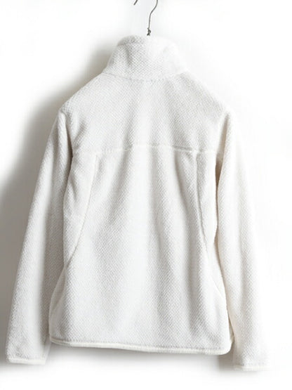 希少サイズ S ■ 17年製 パタゴニア リツール スナップT プルオーバー ジャケット ( レディース ) 古着 Patagonia フリース ボア ブルゾン