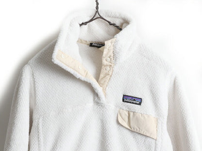 希少サイズ S ■ 17年製 パタゴニア リツール スナップT プルオーバー ジャケット ( レディース ) 古着 Patagonia フリース ボア ブルゾン