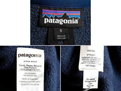 希少サイズ S ■ 18年製 パタゴニア ベターセーター 1/4 ジップネック ( レディース ) Patagonia フリース ジャケット プルオーバー 紺 杢