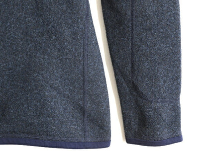 希少サイズ S ■ 18年製 パタゴニア ベターセーター 1/4 ジップネック ( レディース ) Patagonia フリース ジャケット プルオーバー 紺 杢
