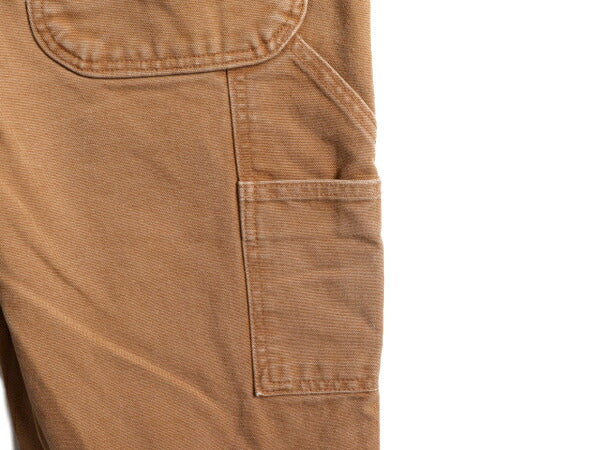 US企画 カーハート ダブルニー ダック オーバーオール レディース M / 古着 CARHARTT ワーク ツナギ ペインター オールインワン ブラウン